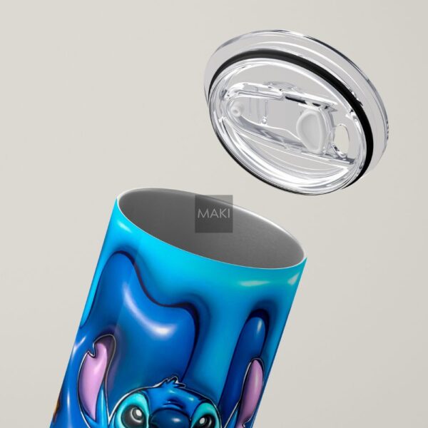 Stitch drink blue puff