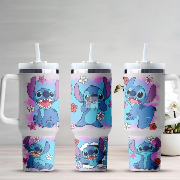 3roses Termo tumbler Stitch Roses 40oz