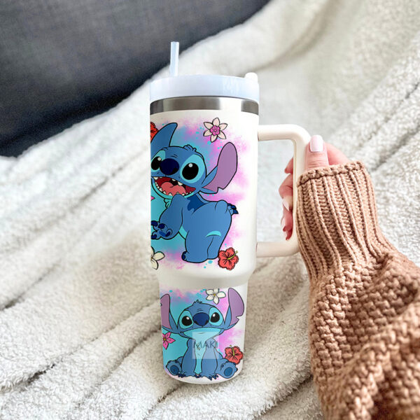 3roses2 Termo tumbler Stitch Roses 40oz
