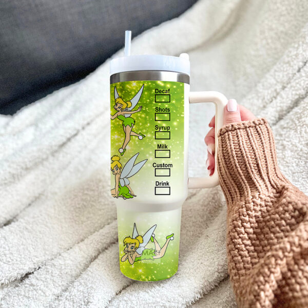 tinker2 Termo tumbler Tinker Bell coffee 40oz