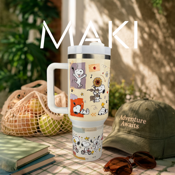 SNOOPY WEB 5 Termo tumbler Snoopy 40oz